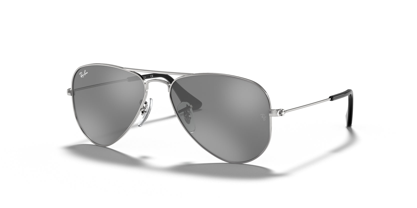 ray-ban-rj9506s-aviator-junior-lunettes-soleil-enfant-argent-m-tal image 3