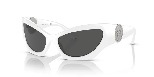 versace-ve4450-lunettes-de-soleil-oversize-blanc image 1