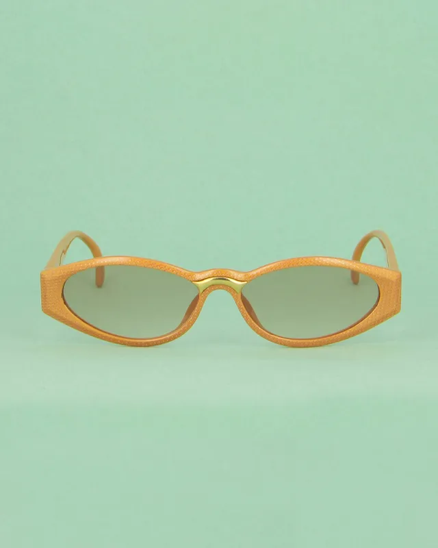 dior-102-lunettes-de-vue-beiges-ovales-effet-cuir image 1