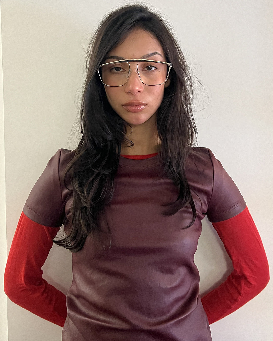 seconde-vue-thierry-mugler-tm25-lunettes-optique-argent image 2