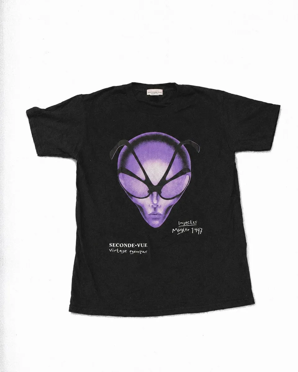 seconde-vue-t-shirt-noir-taille-m-mugler-1997 image 1