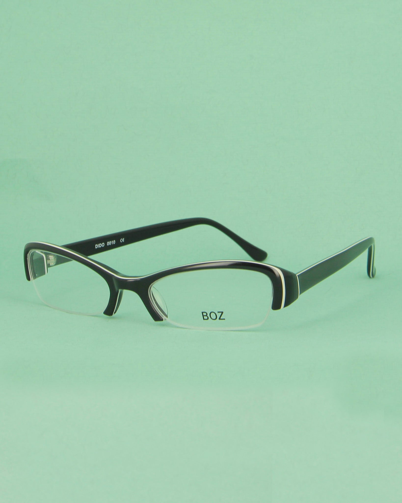 boz-51-lunettes-de-vue-ovale-noir-m-tal-vintage image 2