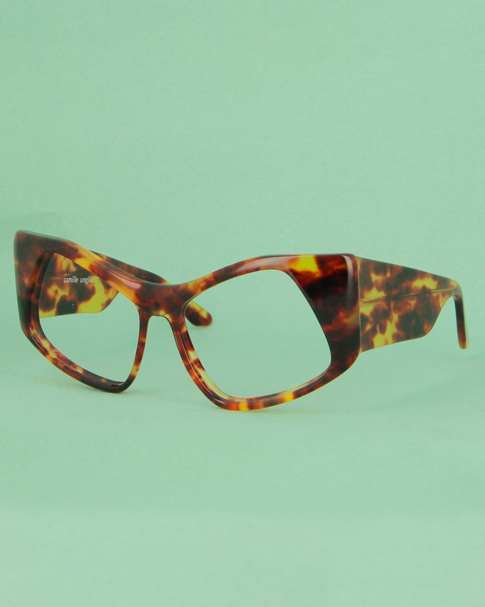 camille-unglik-caiman-lunettes-papillon-caille-verres-marrons image 3