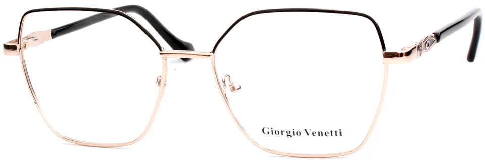 g-venetti-l-na-sc0166-lunettes-optique-femme-noir-m-tal-dor image 1