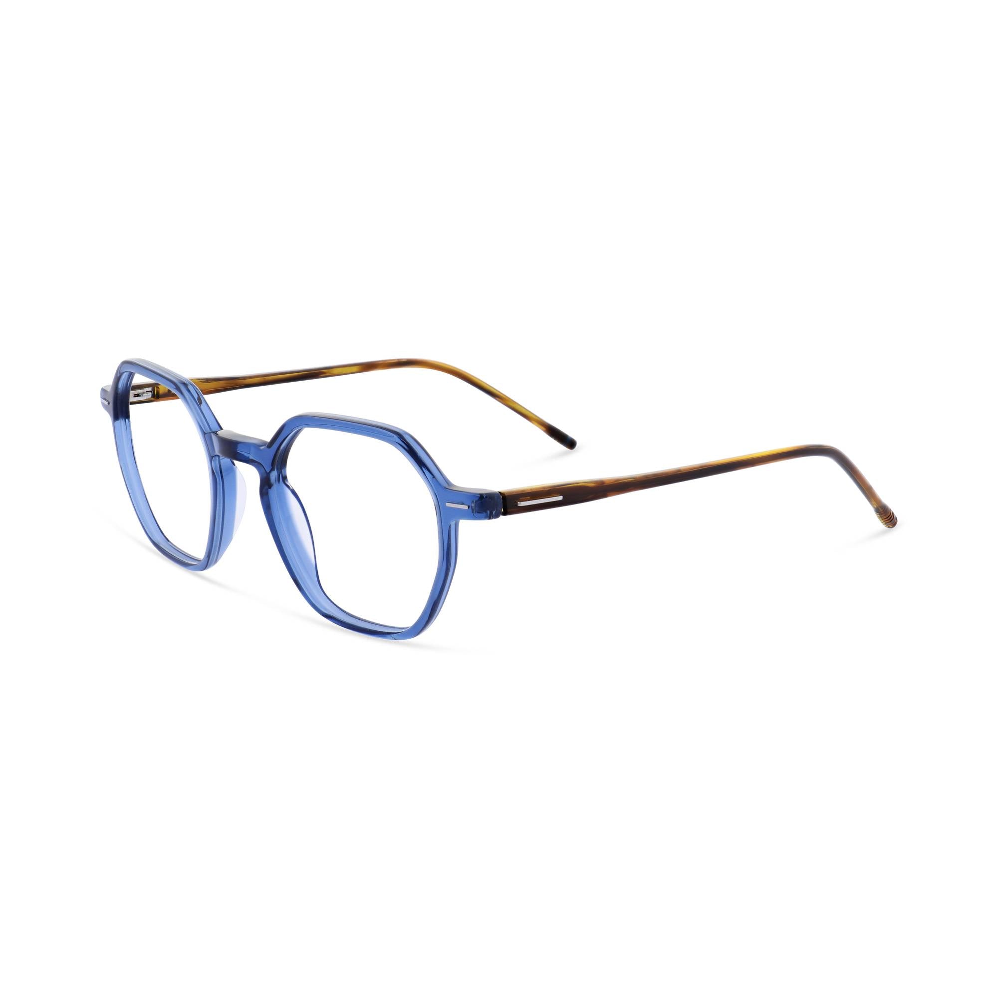 morel-leavitt-5-monture-optique-gn17-homme-hexagonale-bleue image 6