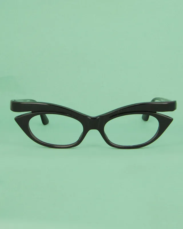 patrick-kelly-python-22-lunettes-de-vue-cat-eye-noir image 1