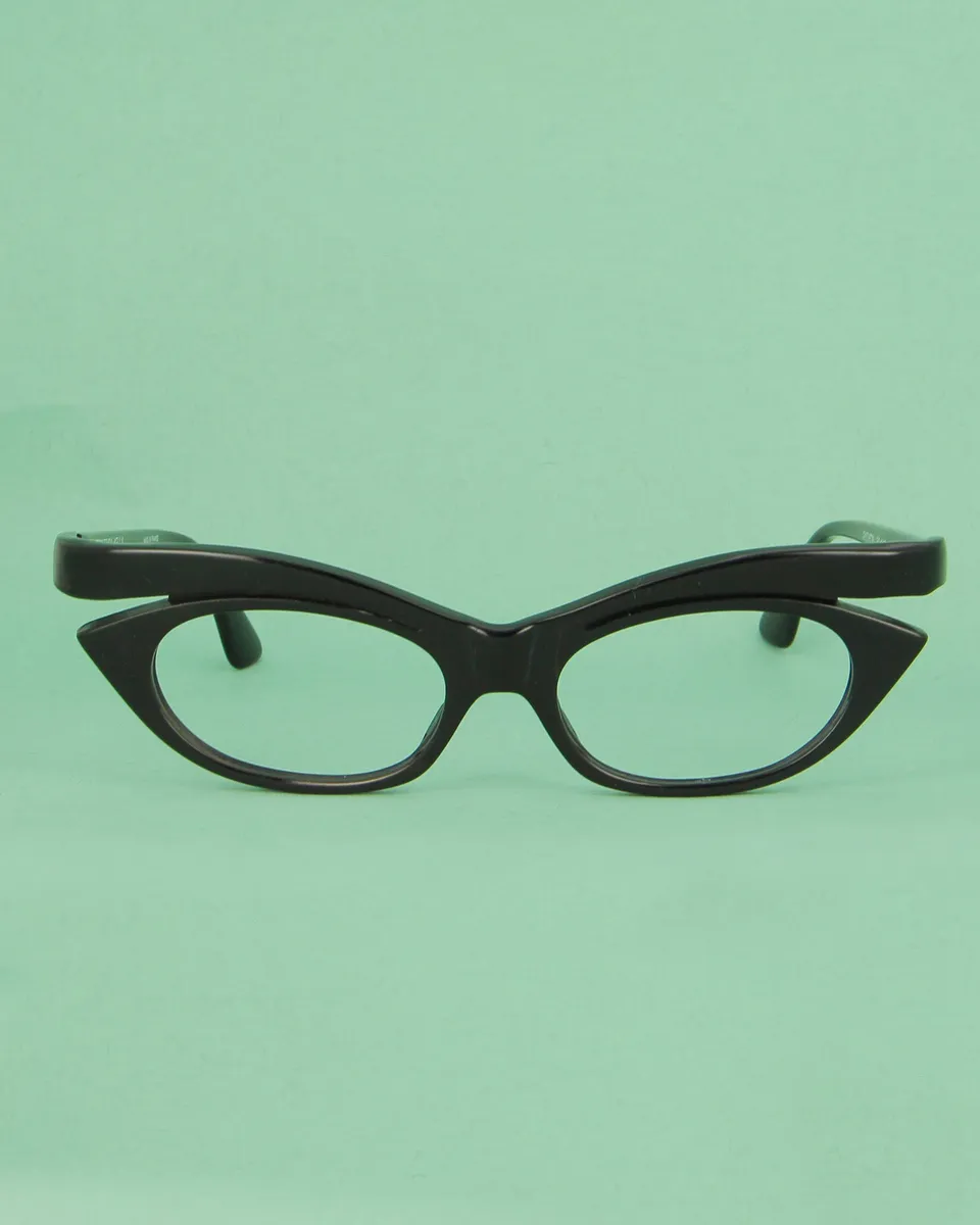 patrick-kelly-python-22-lunettes-de-vue-cat-eye-noir image 1