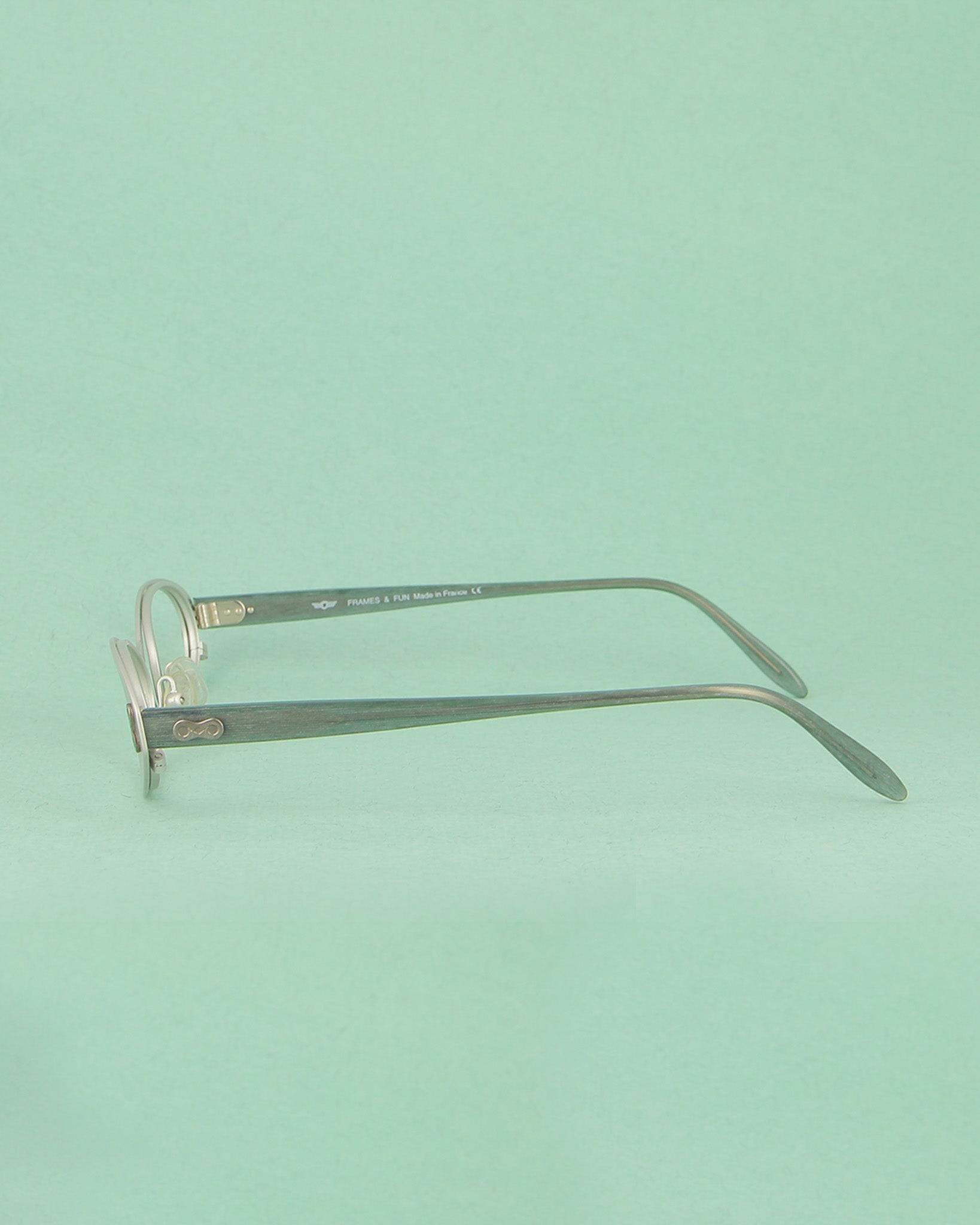 boz-ana-s-lunettes-de-vue-ovale-argent-sans-verres image 4