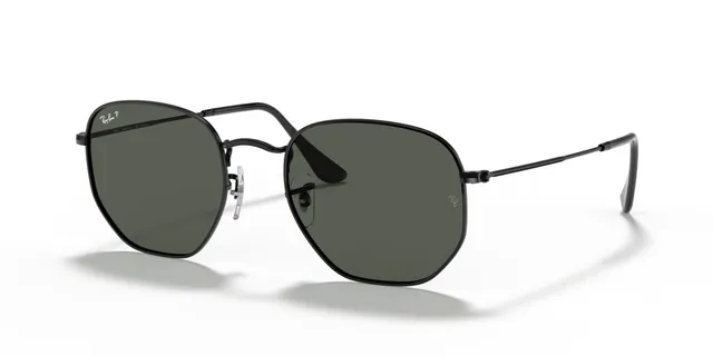 ray-ban-rb3548n-hexagonal-lunettes-soleil-dor image 1
