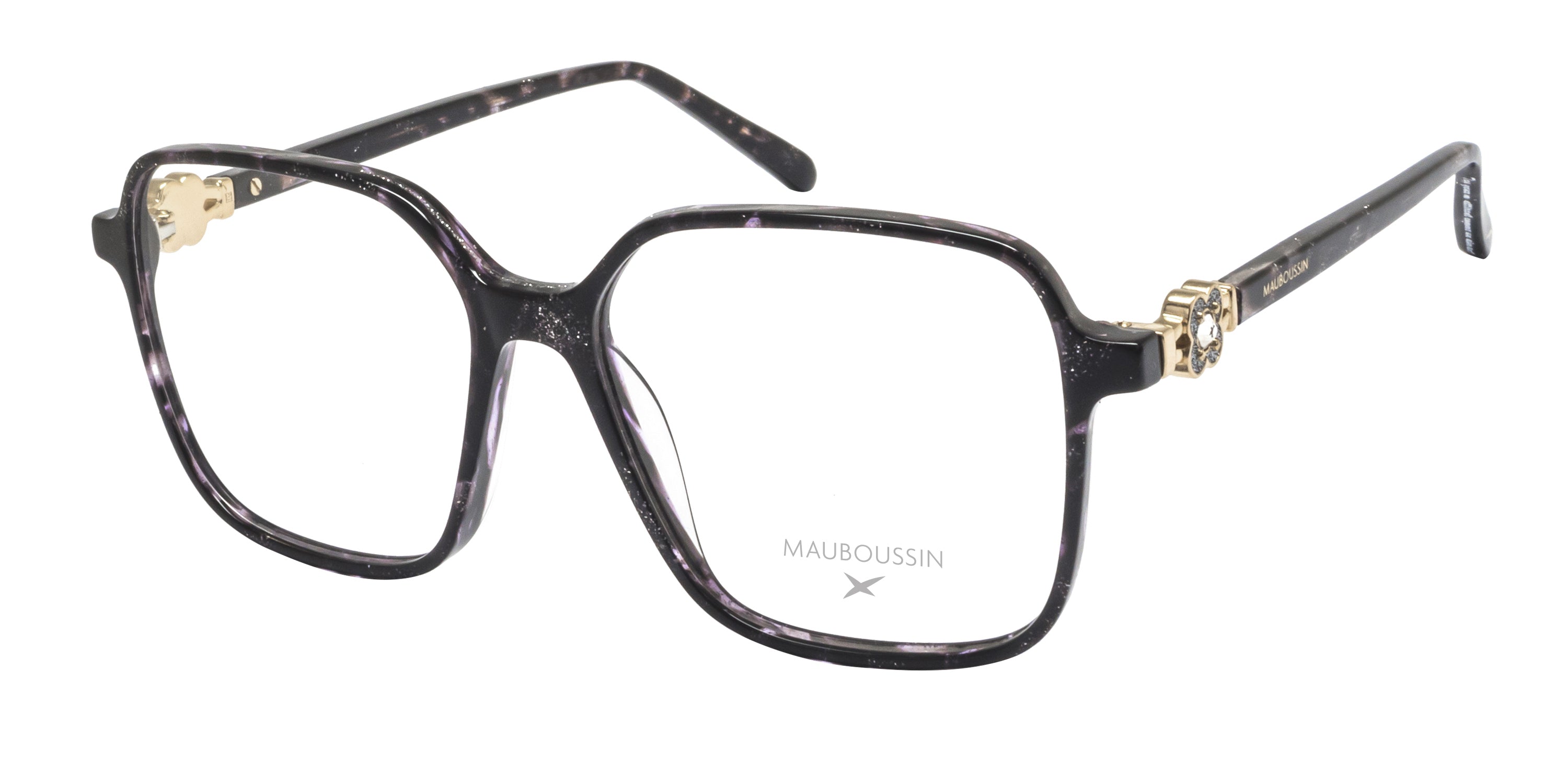 mauboussin-mau2417-lunettes-de-vue-carr-es-noires-oversize-femme image 1