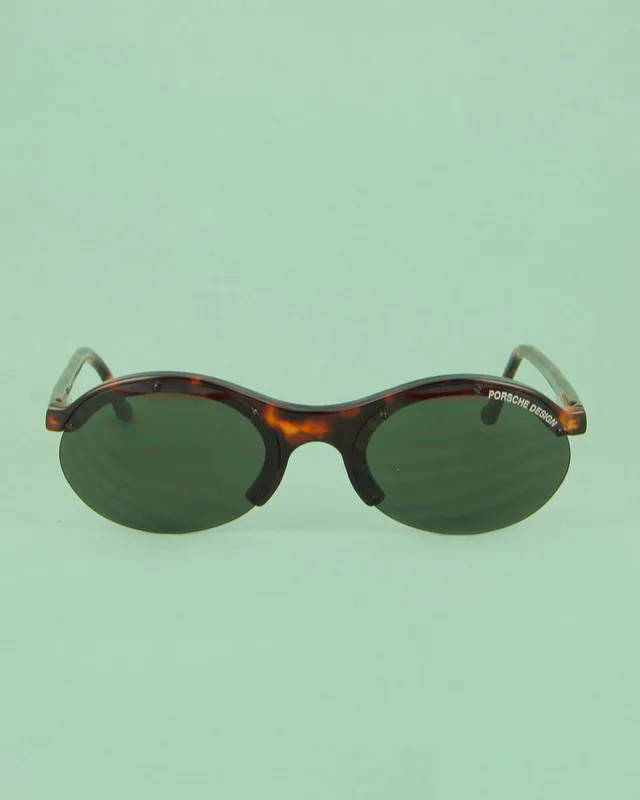 porsche-p0030-lunettes-de-soleil-ovale-caille-marron image 1