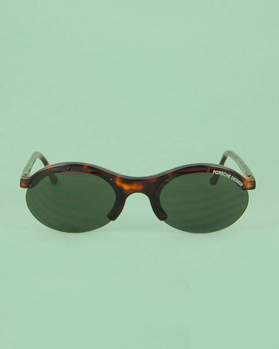 porsche-p0030-lunettes-de-soleil-ovale-caille-marron image 1