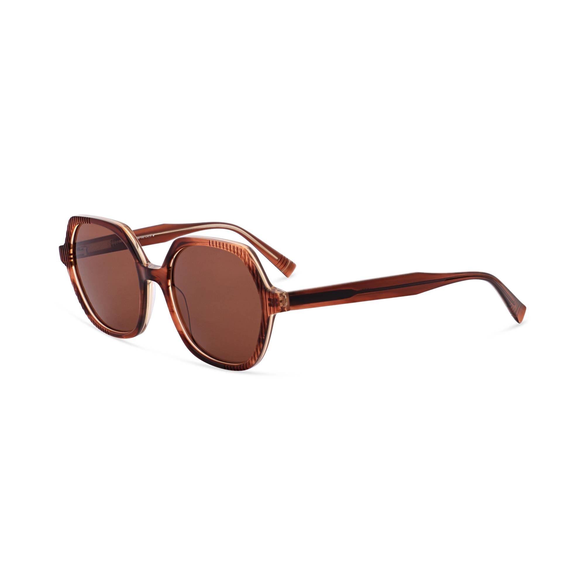 morel-bora-bora-3-sun-lunettes-de-soleil-marron-carr-e-femme image 2
