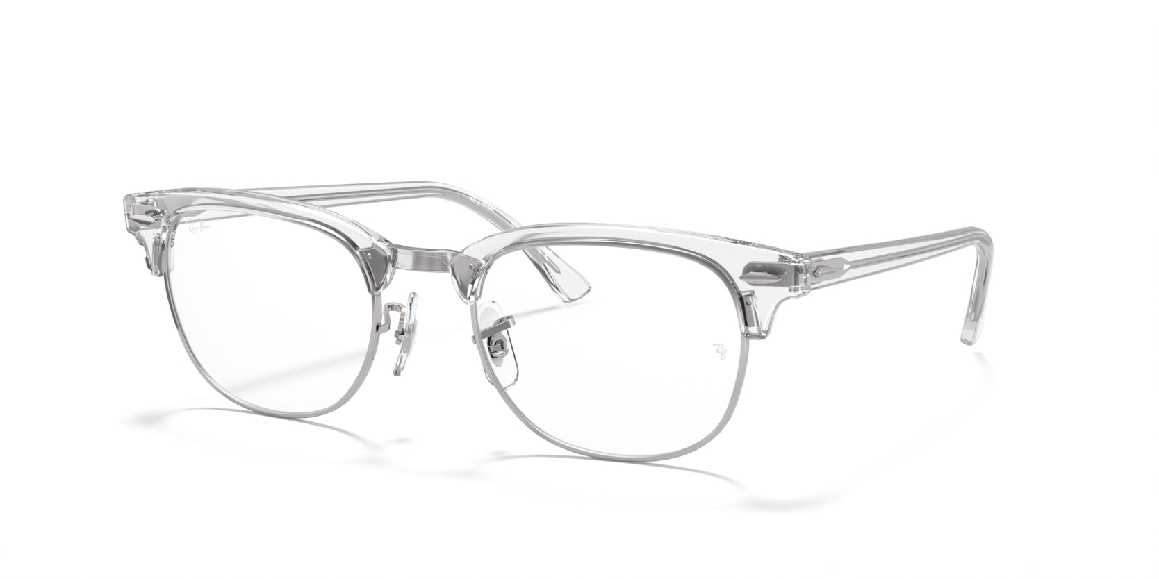ray-ban-clubmaster-rx5154-lunettes-de-vue-crystal-ac-tate-m-tal image 1
