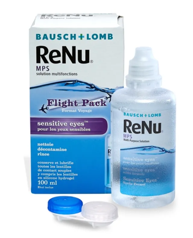 bausch-lomb-renu-mps-flight-pack-solution-lentilles-100-ml image 1