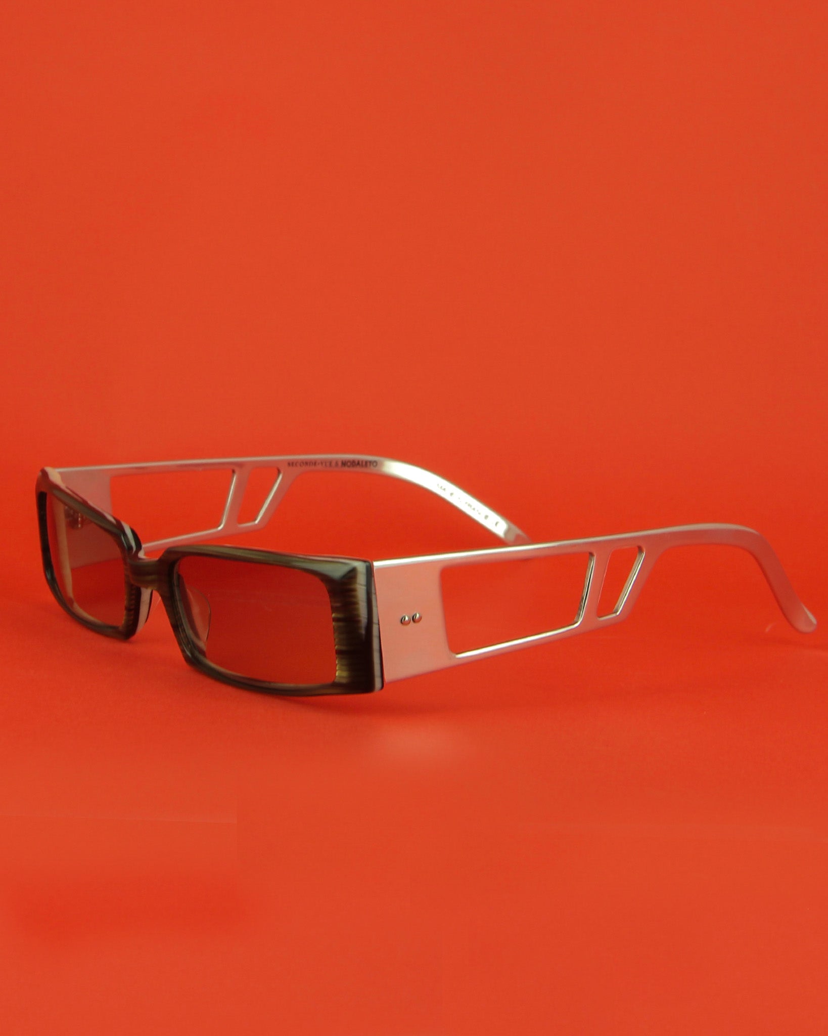 seconde-vue-for-noda-rio-lunettes-de-soleil-kaki-rectangulaires image 3