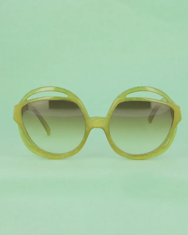 christian-dior-2027-lunettes-de-vue-vert-oversize-femme image 1