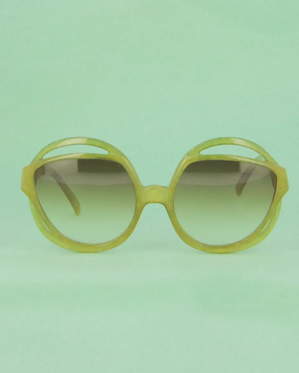 christian-dior-2027-lunettes-de-vue-vert-oversize-femme image 1