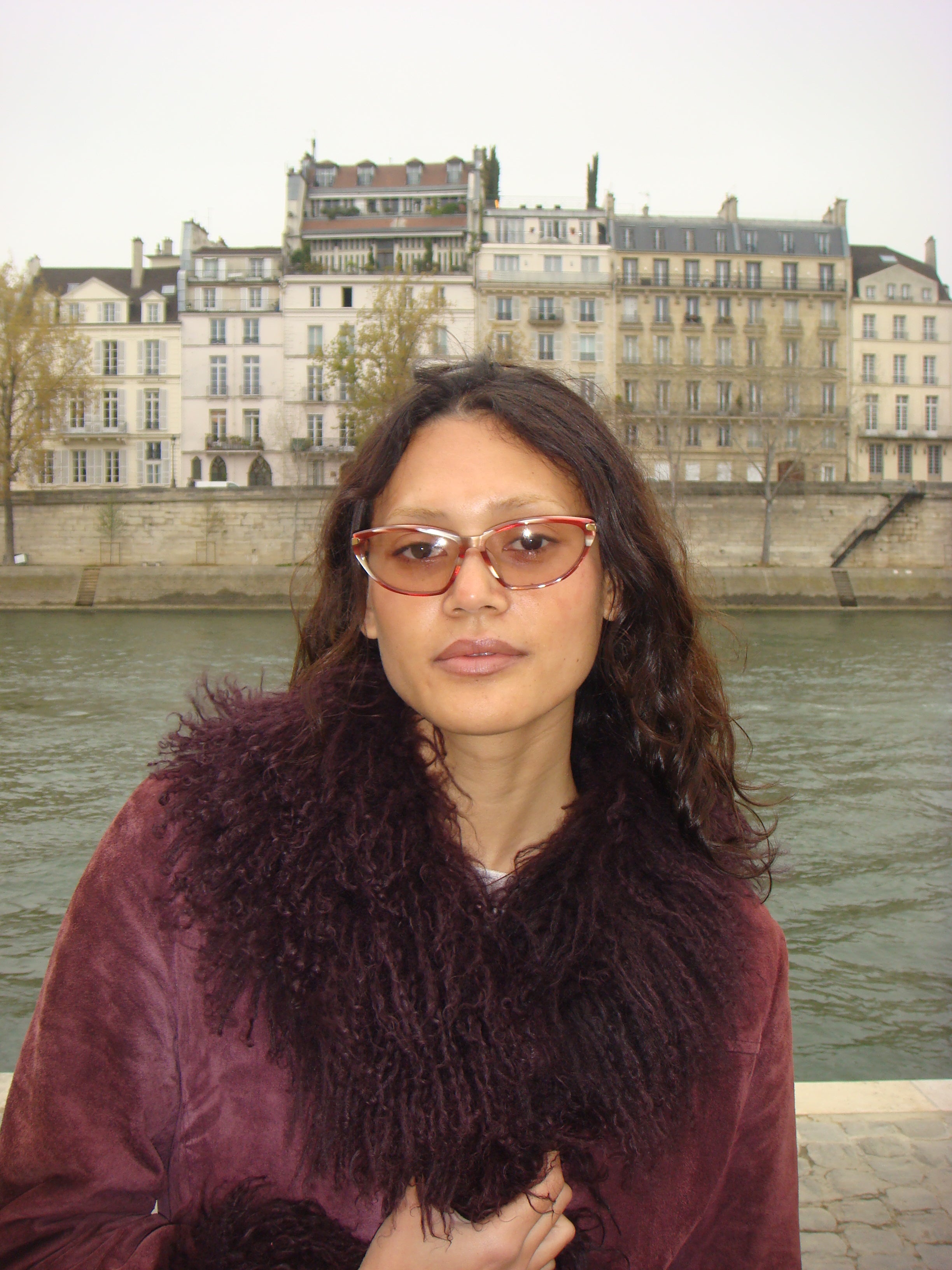 jil-sander-e14-lunettes-optique-papillon-bordeaux image 2