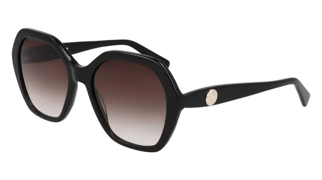 longchamp-lo759s-lunettes-de-soleil-noir-femme-papillon image 1
