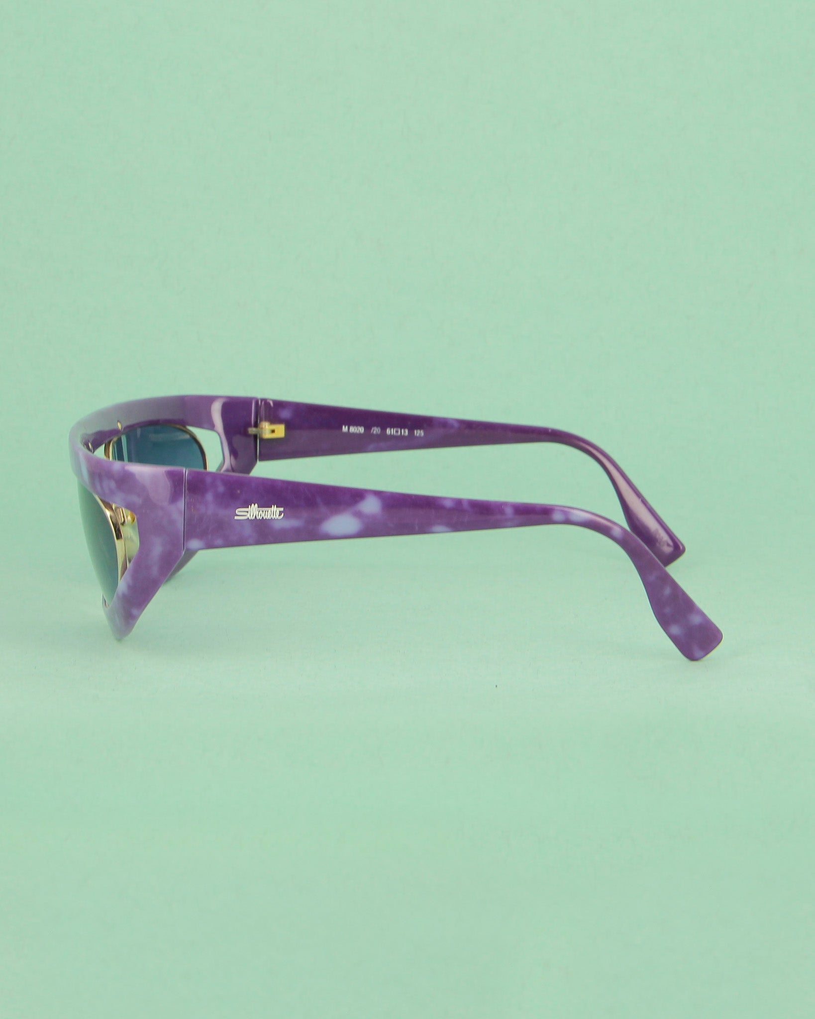 silhouette-m8020-lunettes-de-soleil-violet-masque-vintage image 3