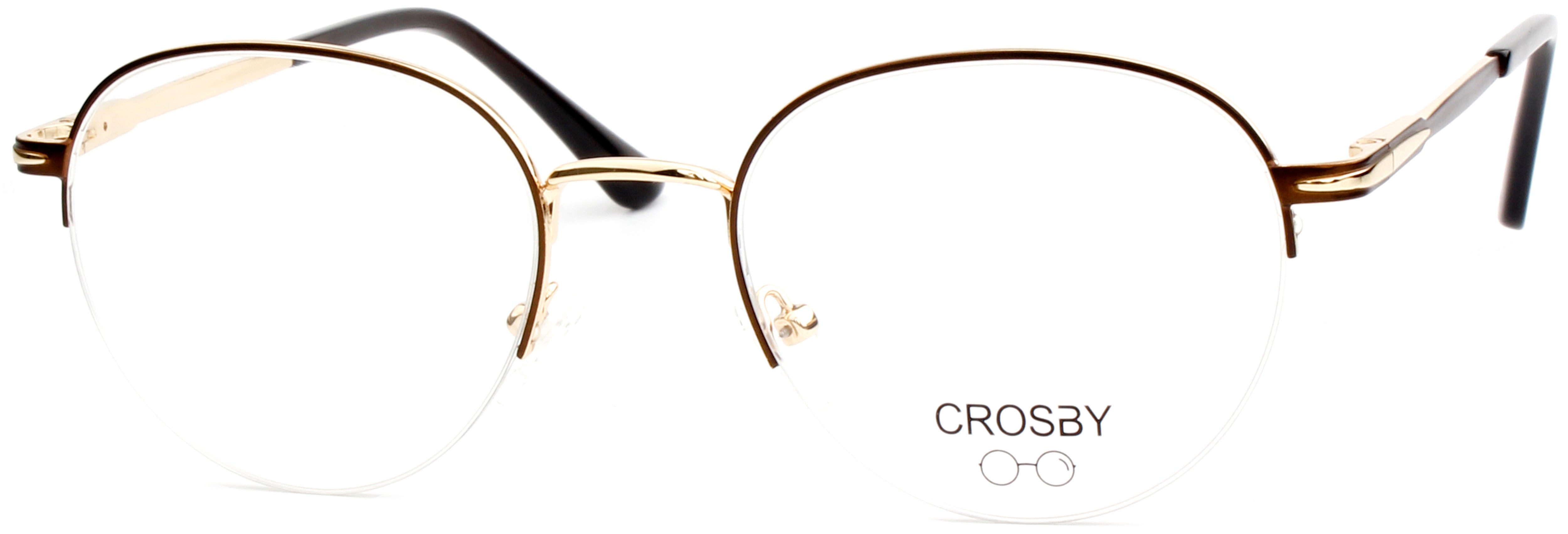 arthur-sc0169-lunettes-de-vue-m-tal-noir-or-marron-ronde image 3
