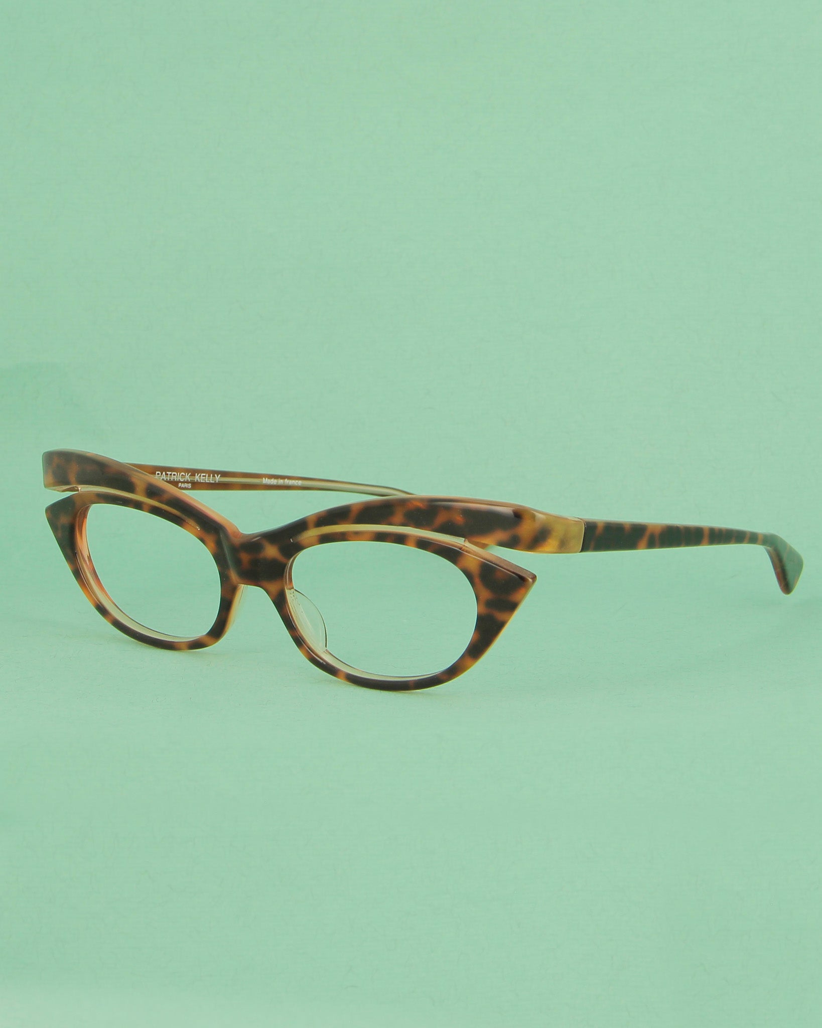 patrick-kelly-python-lunettes-de-vue-caille-cat-eye-neuf image 3