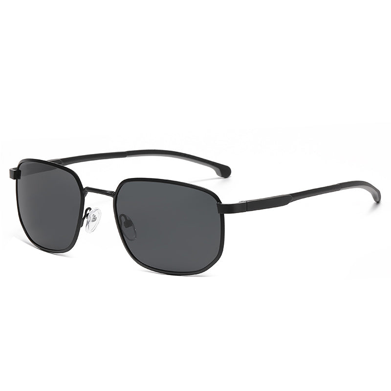 crosby-boston-ak17251-lunettes-de-soleil-rectangulaires-noires-homme image 2
