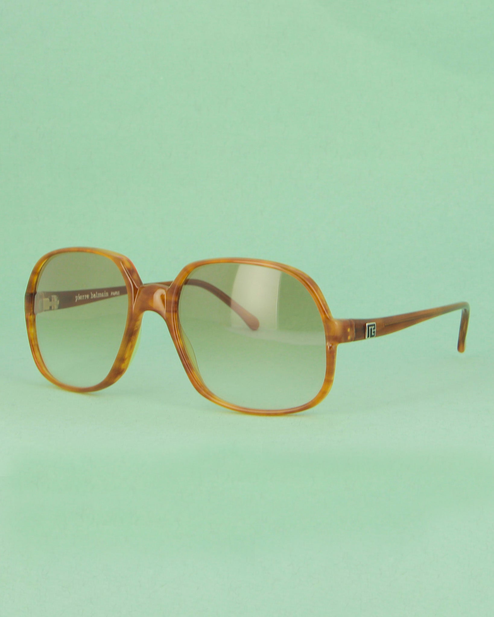 pierre-balmain-5012-lunettes-de-vue-miel-oversize-femme image 2