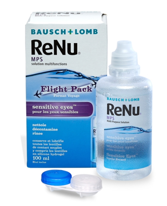 bausch-lomb-renu-mps-flight-pack-solution-lentilles-100-ml image 1
