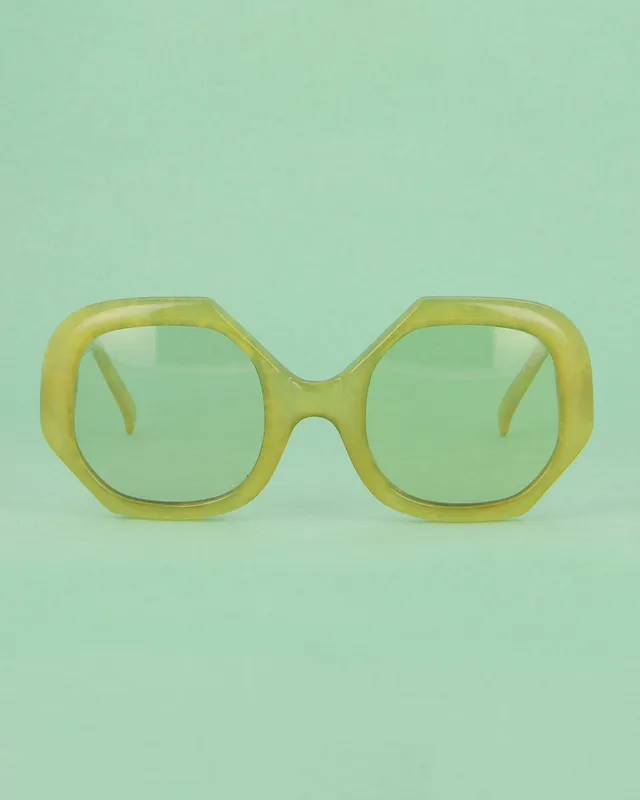 christian-dior-2031-lunettes-de-vue-vert-oversize-femme image 1