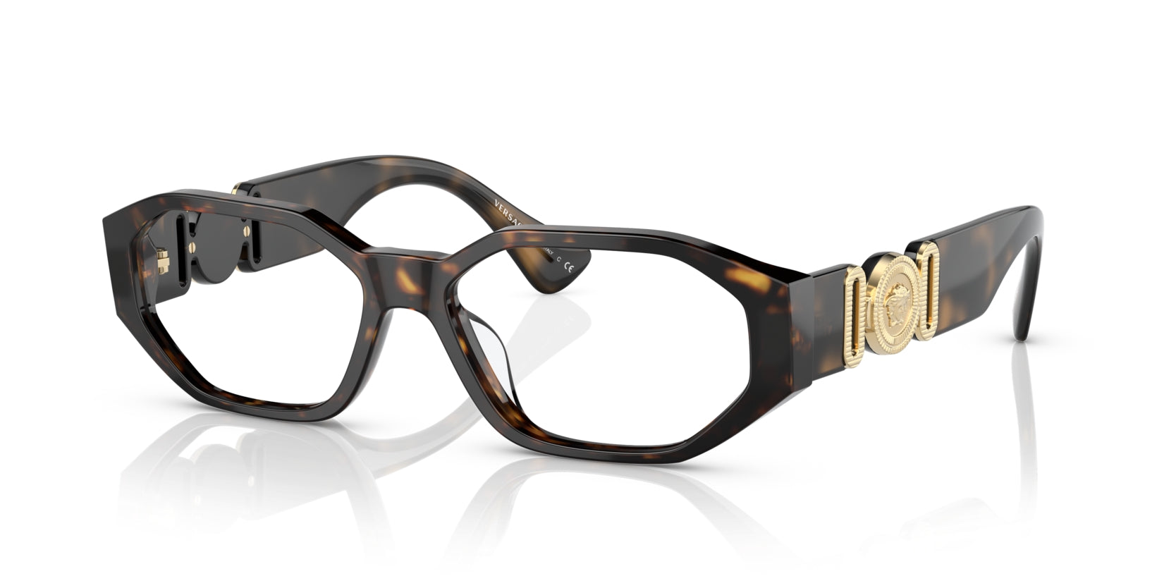 versace-ve3320-lunettes-de-vue-rectangulaire-gris image 2