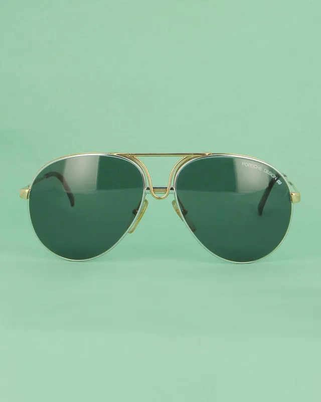 porsche-10-lunettes-de-soleil-aviator-argent-dor image 1