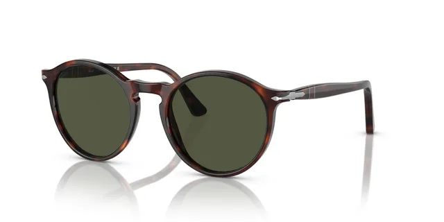 persol-po3285s-lunettes-de-soleil-marron-ac-tate-carr-e image 1