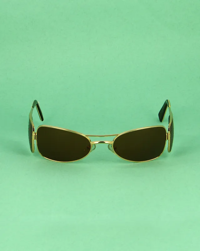 jf-rey-643-lunettes-de-soleil-dor-cuir-bordeaux image 1