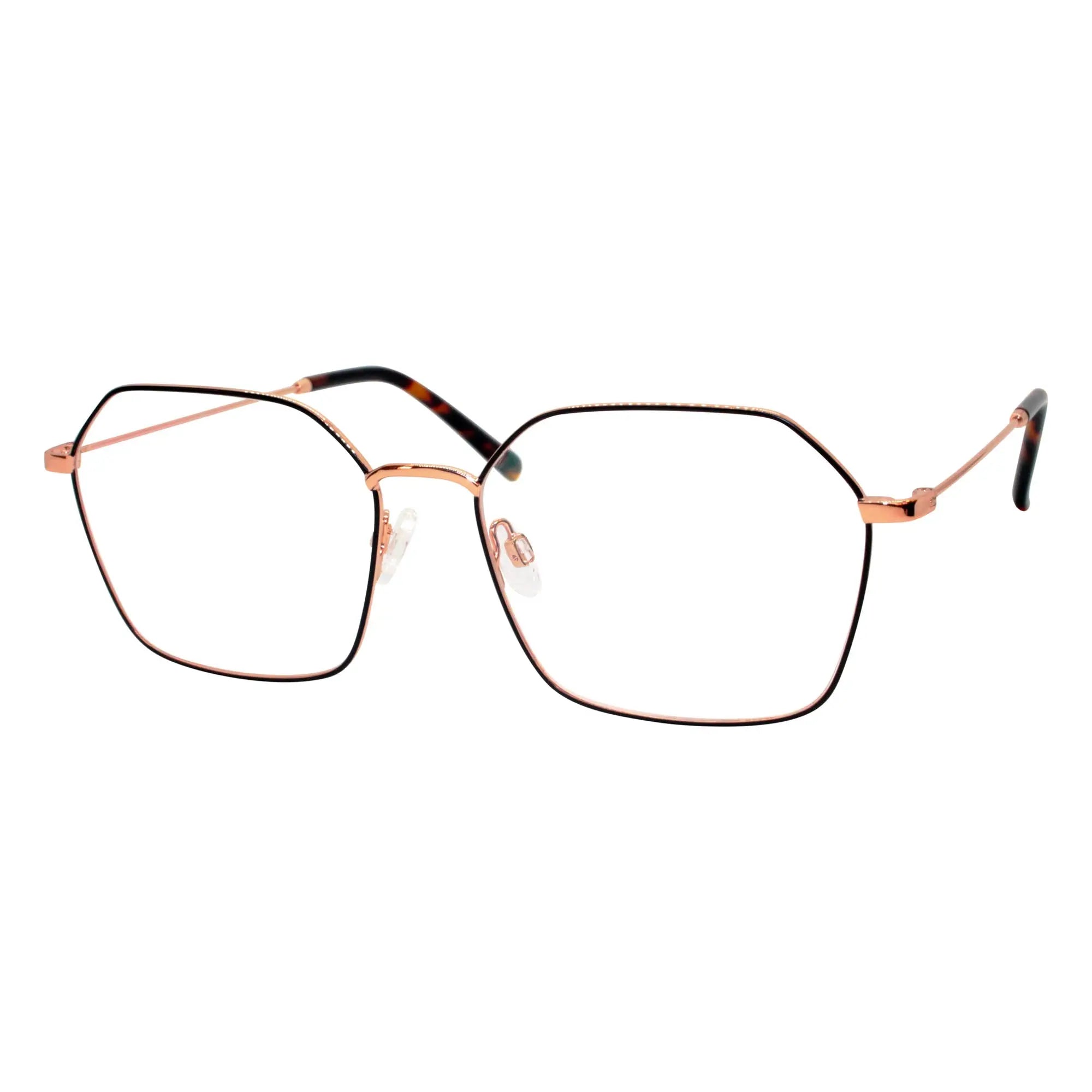 lenny-rb0007-lunettes-de-vue-noir-forme-hexagonale image 2