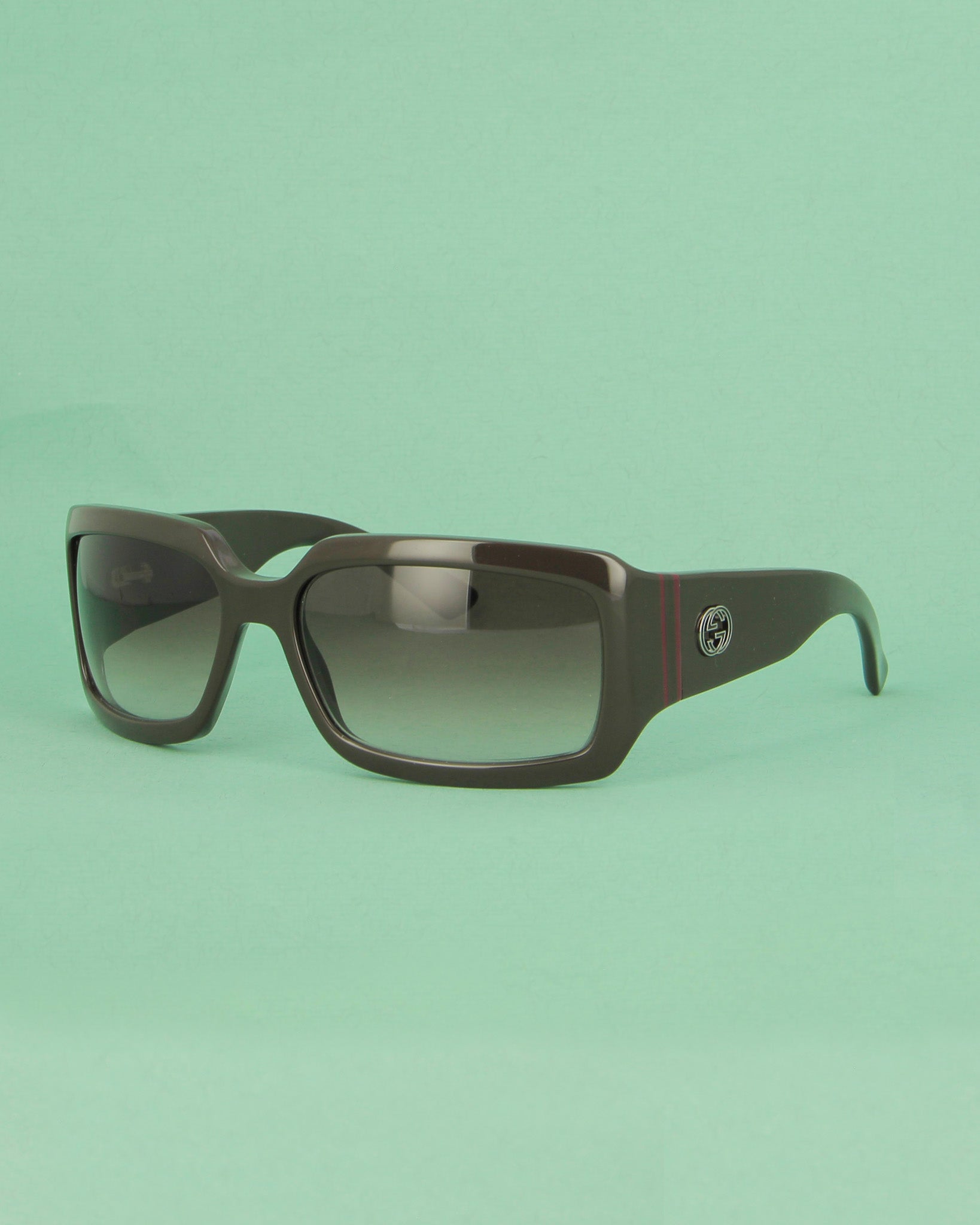 gucci-2593-monture-optique-rectangle-taupe-ac-tate image 2