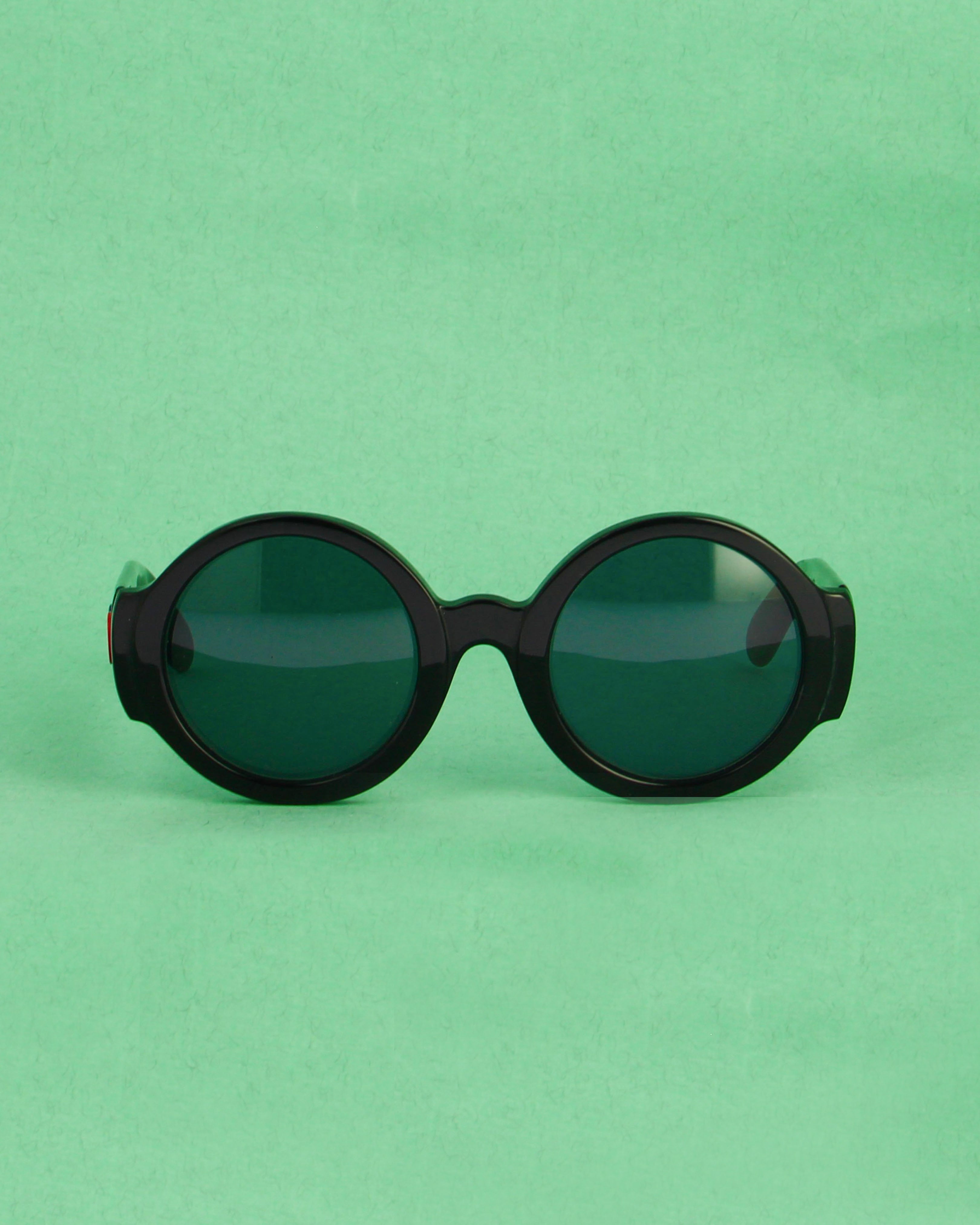 patrick-kelly-pop-corn-lunettes-de-soleil-noires image 1