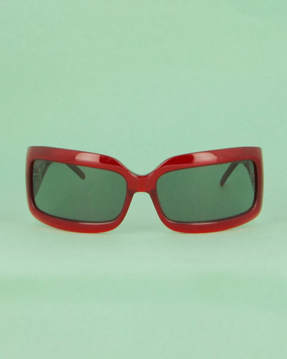 gianfranco-ferr-7281-lunettes-de-soleil-rouge-translucide image 1