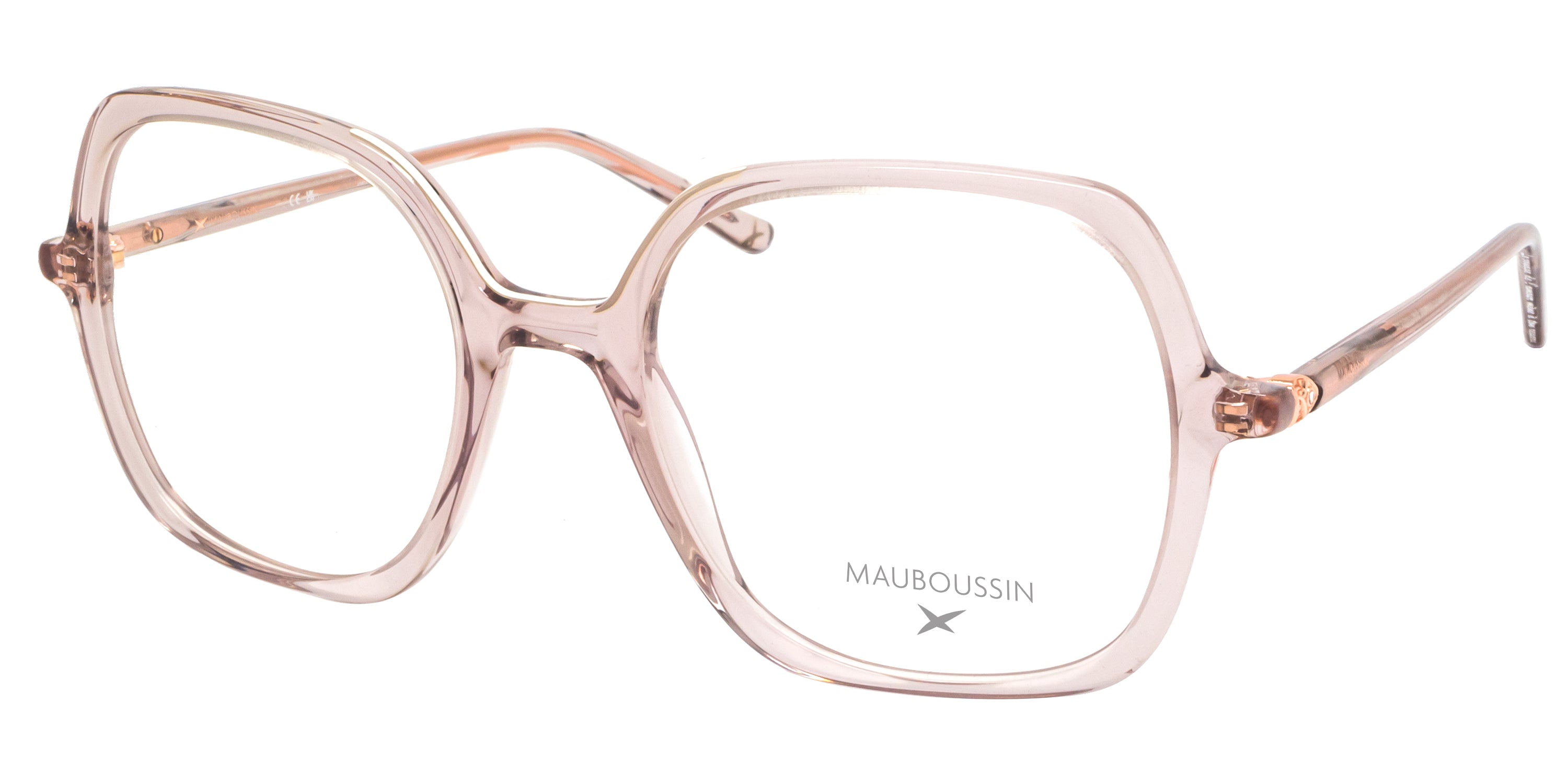 mauboussin-mau2305-monture-optique-rose-oversize image 1