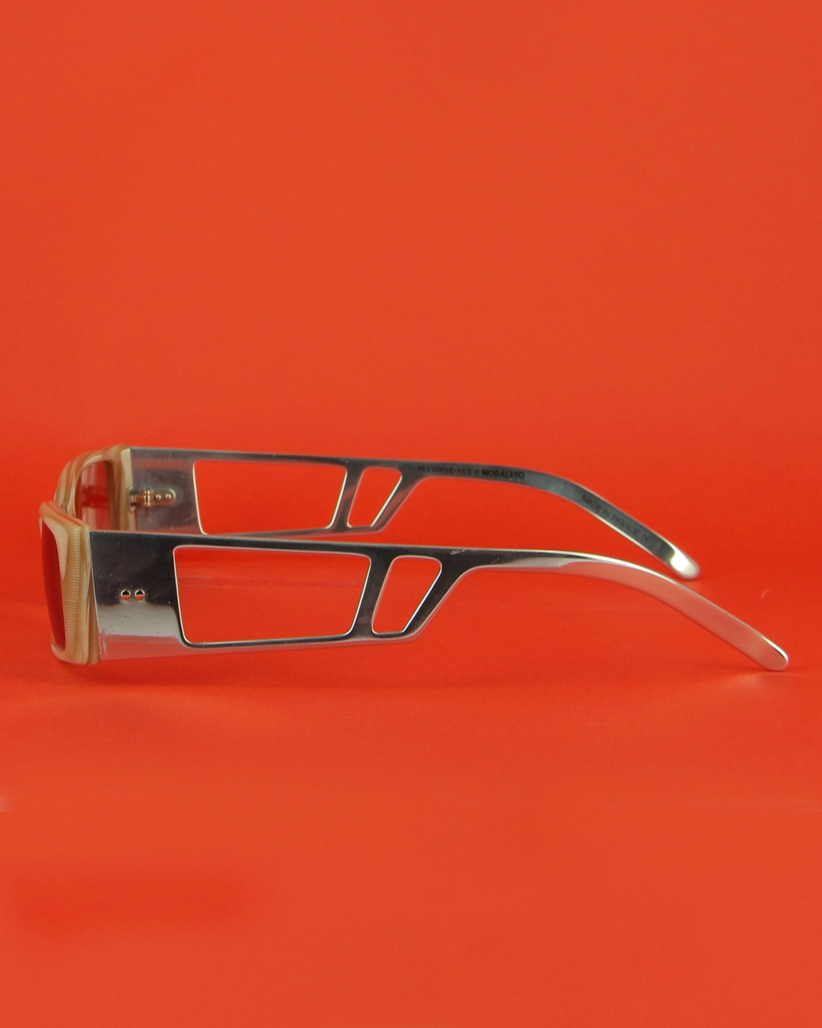 noda-paris-lunettes-de-soleil-beige-ac-tate-vintage image 3