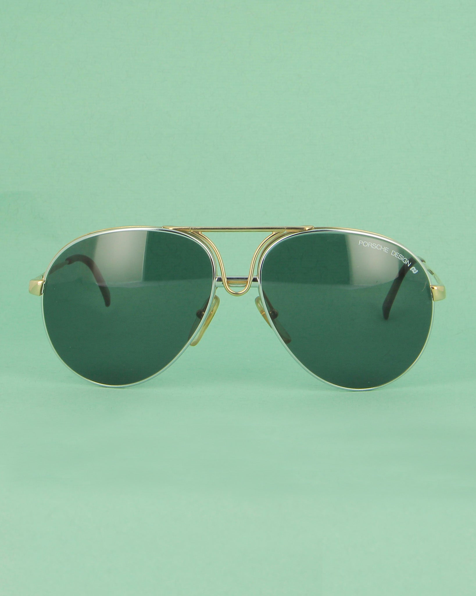 porsche-10-lunettes-de-soleil-aviator-argent-dor image 1
