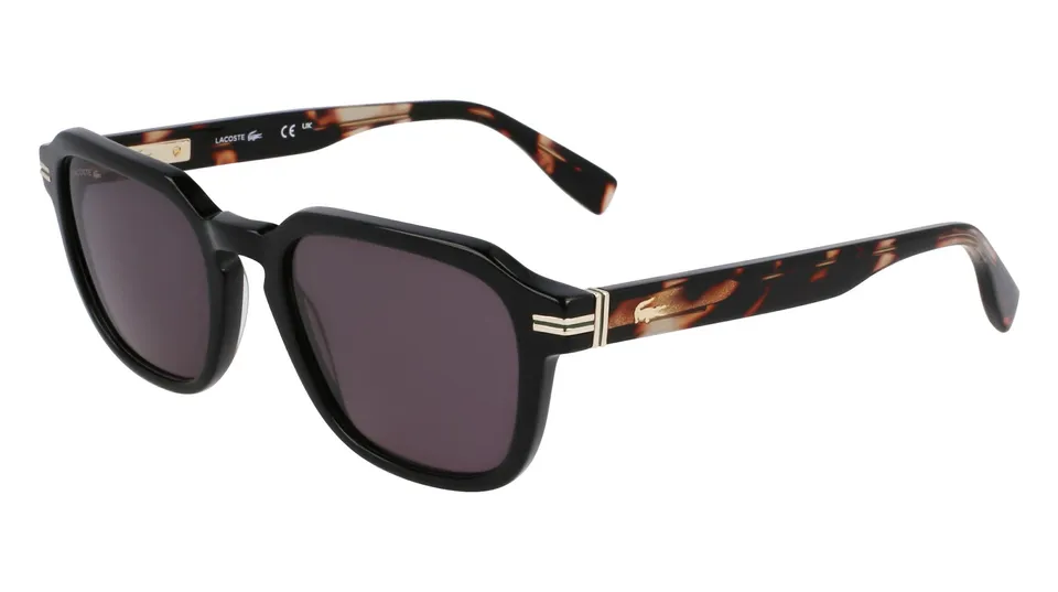 lacoste-l6046s-lunettes-de-soleil-noir-carr-e-ac-tate image 1