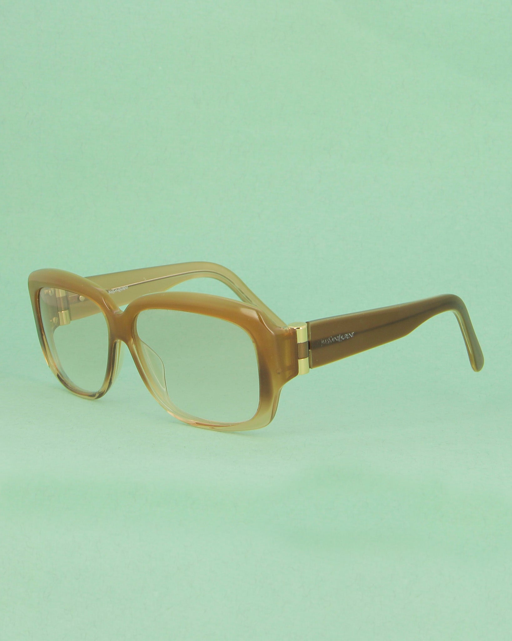 yves-saint-laurent-6150-lunettes-de-soleil-miel-carr image 2