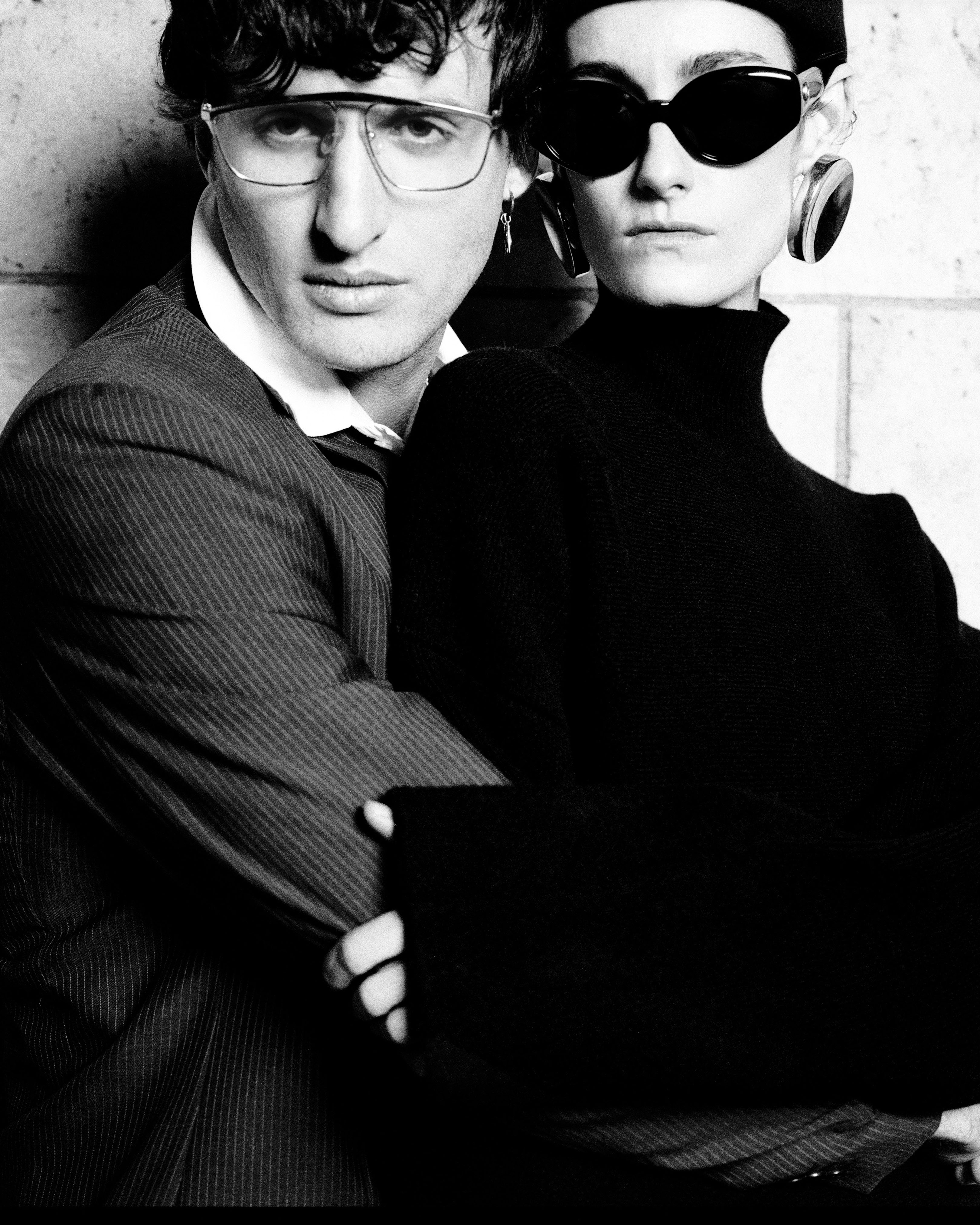patrick-kelly-papaye-22-lunettes-ovales-noires-vintage-ann-es-80 image 3