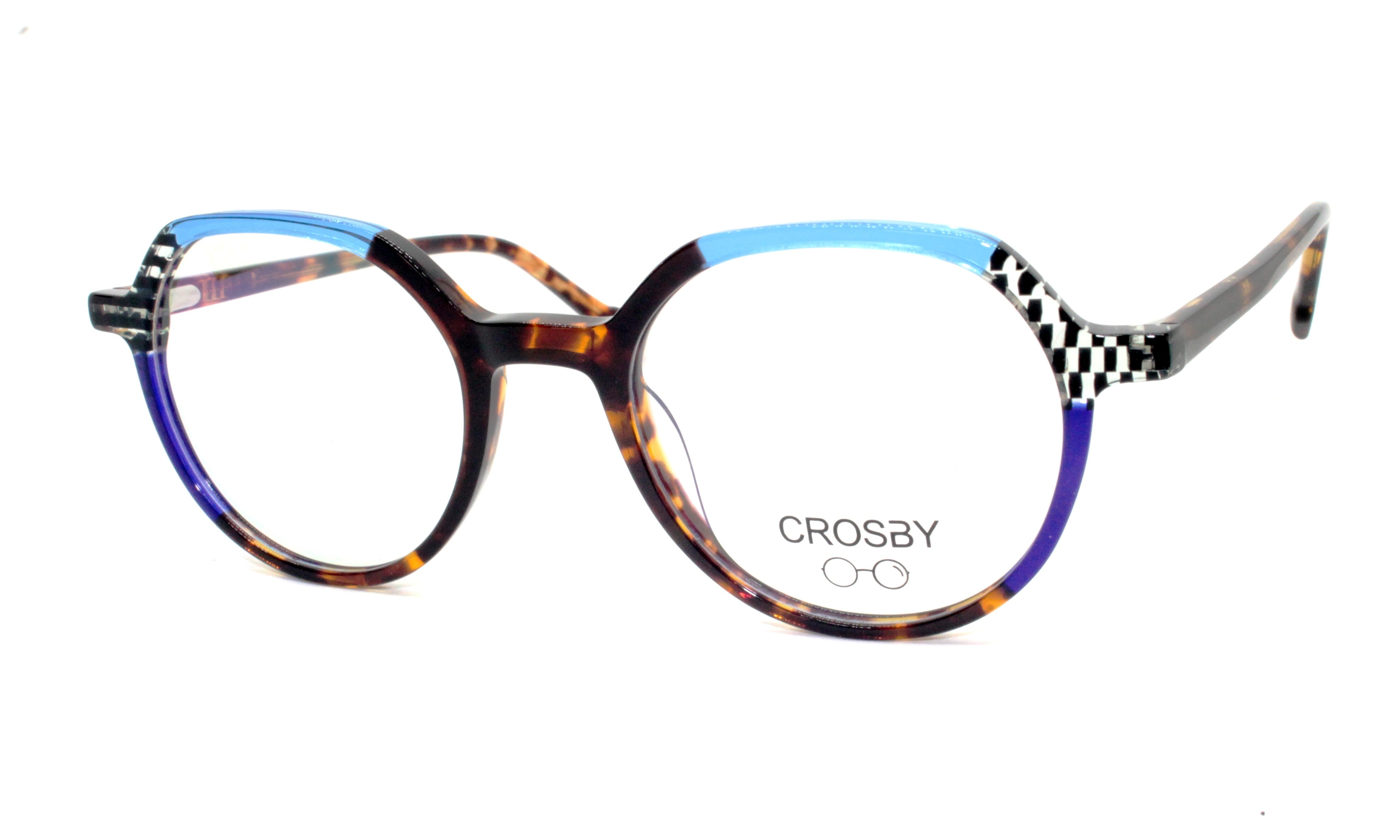 crosby-amari-rb0012-lunettes-de-vue-bleu-rondes image 1