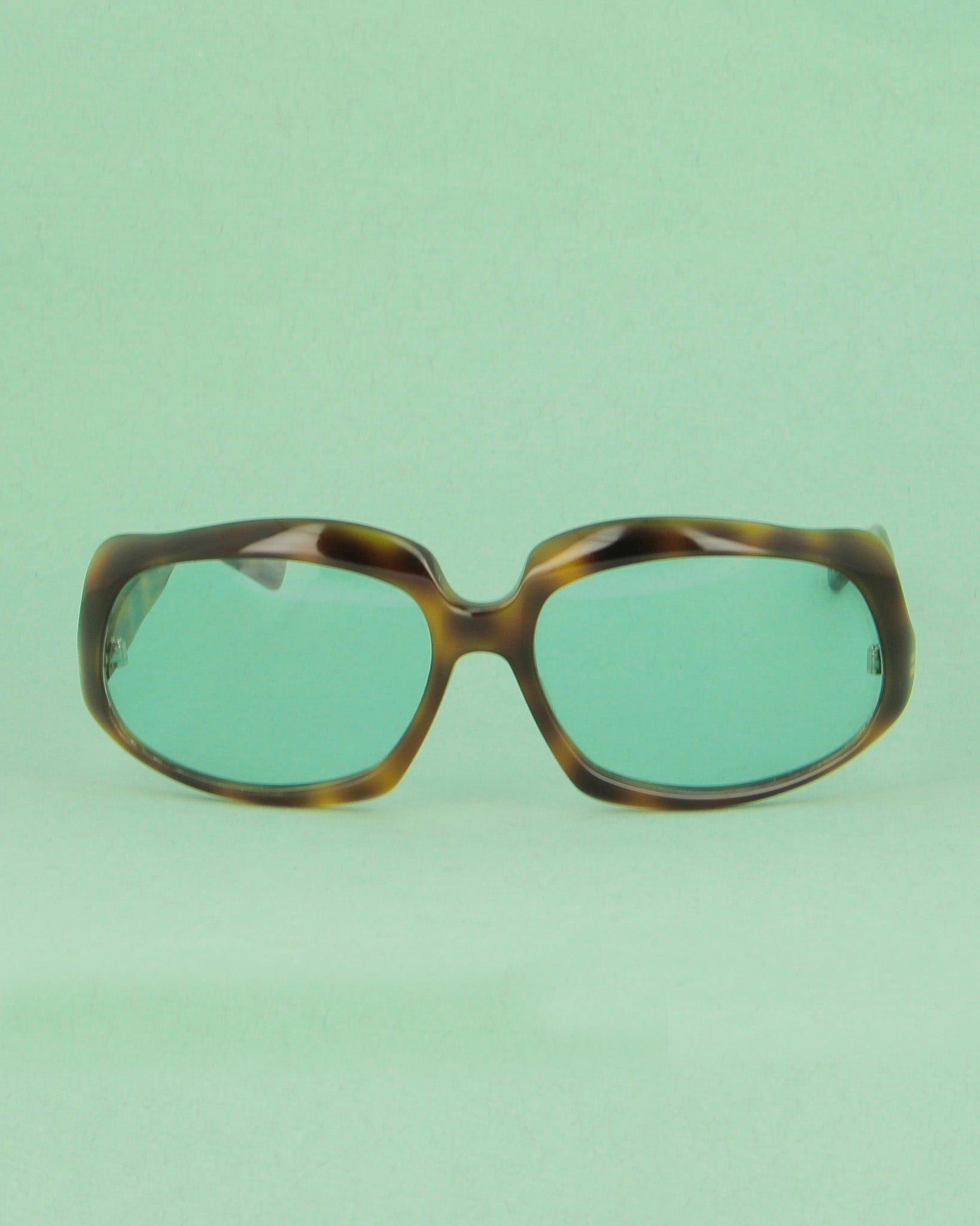 oliver-peoples-6415-lunettes-de-soleil-marron-verres-bleus image 1
