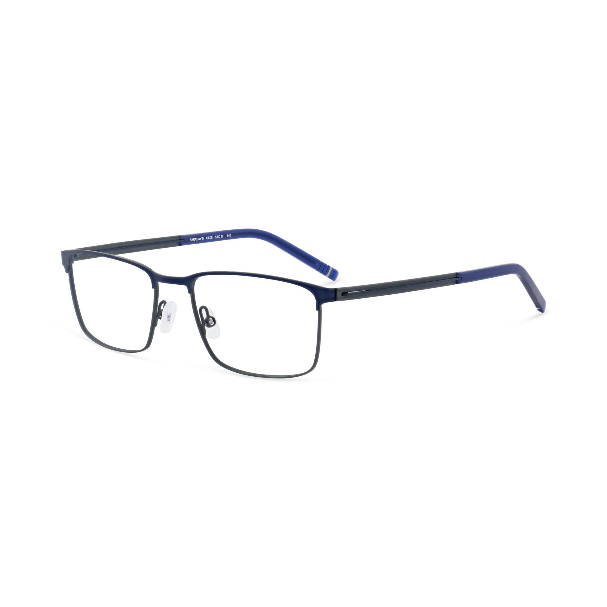 morel-faraday-5-monture-optique-bg14-homme-inox-rectangulaire image 2