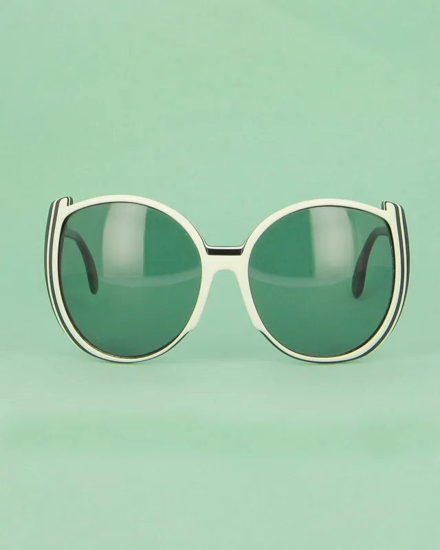 silhouette-592-lunettes-de-soleil-femme-blanc-papillon-oversize image 1