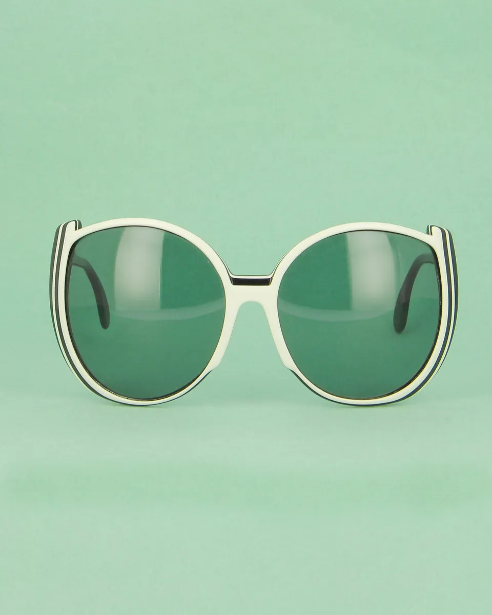 silhouette-592-lunettes-de-soleil-femme-blanc-papillon-oversize image 1